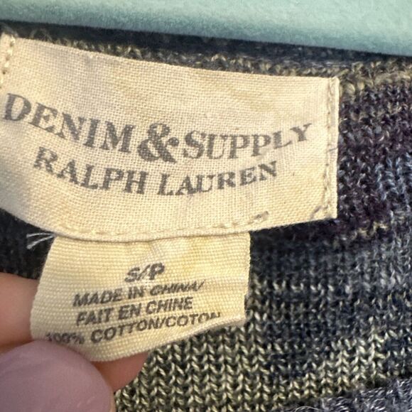 Denim & Supply Ralph Lauren Aztec Knit Light Sweater Womens Small Southwestern - Picture 4 of 7